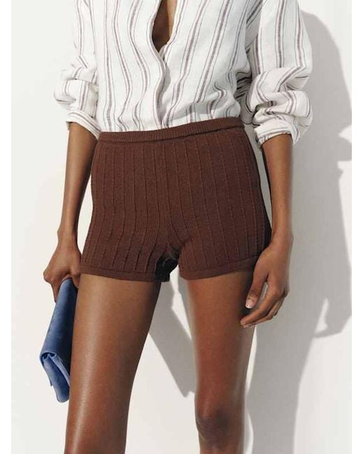 Reformation Natural Darla Cotton Micro Short