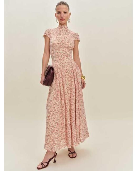 Reformation Pink Maven Dress 0