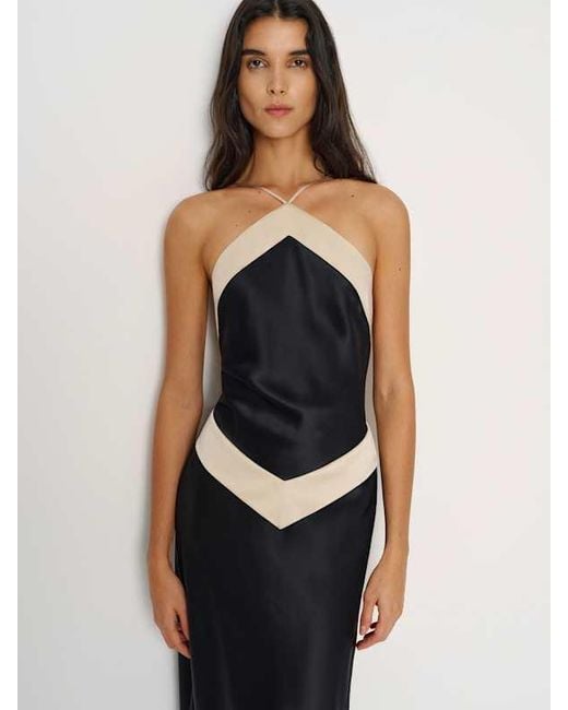 Reformation White Jillian Silk Dress