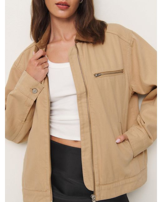 Reformation Natural Harrison Utility Jacket