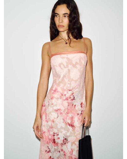 Reformation Pink Zahara Dress 0