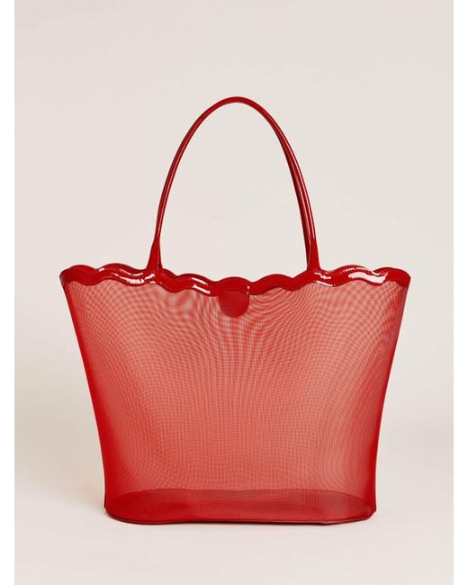Reformation Red Isabella Tote