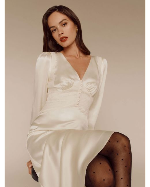 Reformation Natural Morganna Dress