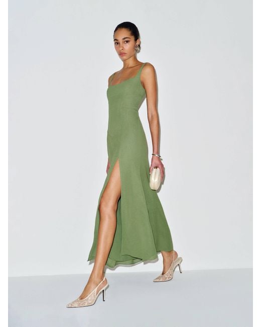 Reformation Ailany Dress Jade 8 in Green | Lyst