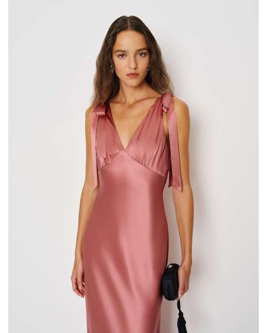 black silk backless dress Open-back silk dress