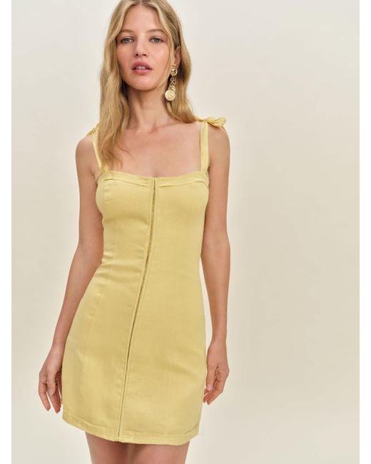 Reformation Black Dion Dress