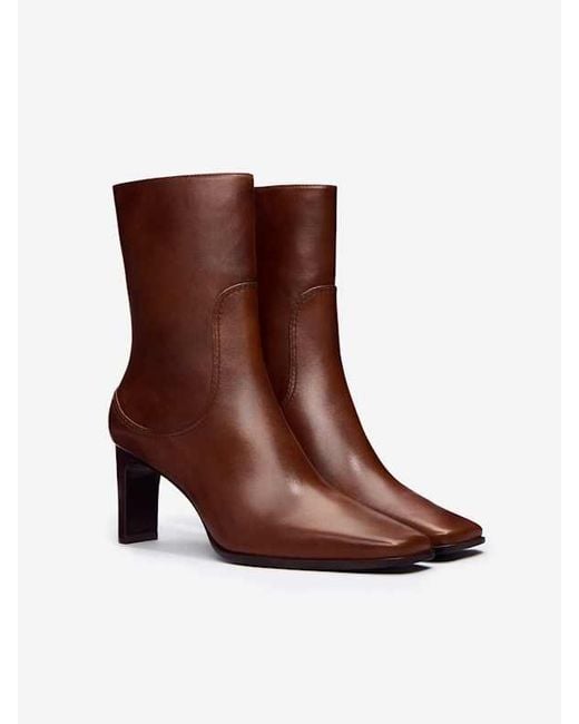 Reformation Brown Claudette Ankle Boot