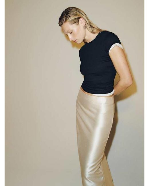 Reformation White Lydia Skirt 0