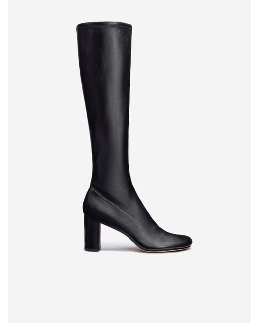 Reformation Black Belinda Knee High Boot