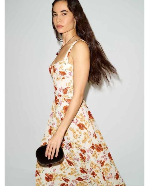 Reformation White Lela Dress Lace