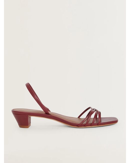 Reformation Pink Wiley Heeled Sandal