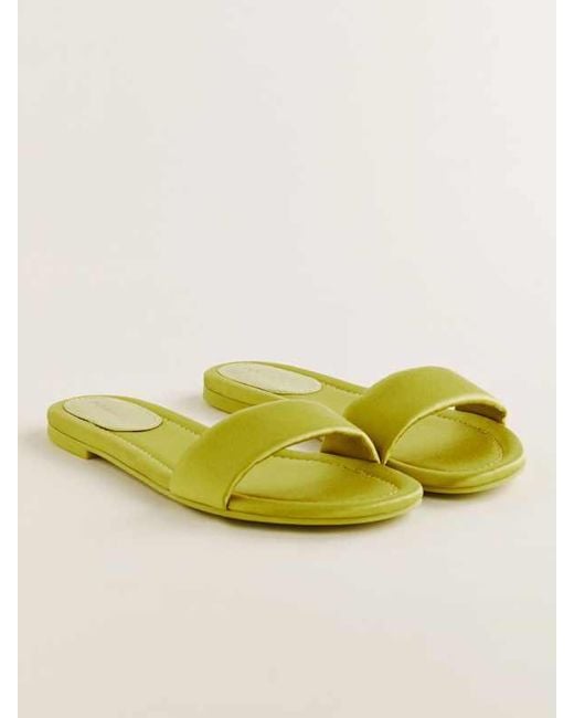 Reformation Yellow Tory Mule Sandal