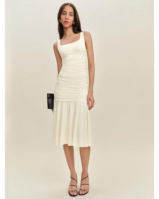 kaila knit dress reformation Kayla in Natural Laihianhautaustoimisto
