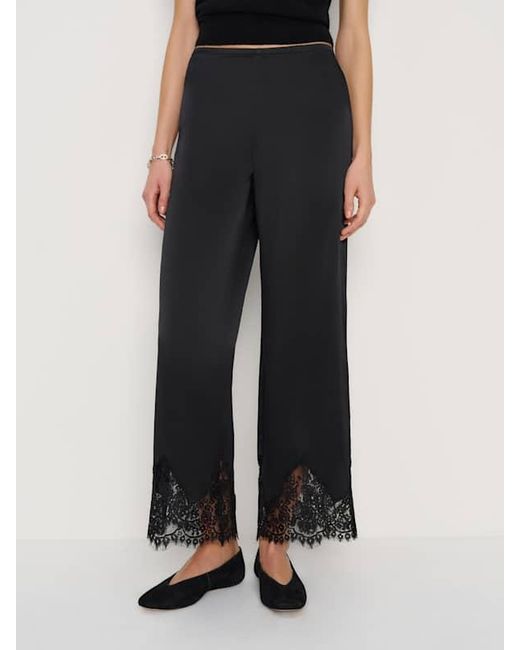 Reformation Black Carolina Pant Lace