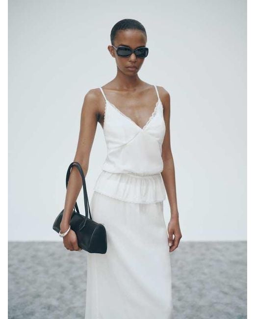Reformation White Pomelina Two Piece
