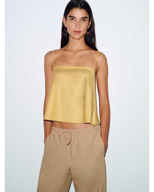 Reformation White Zeno Poplin Top