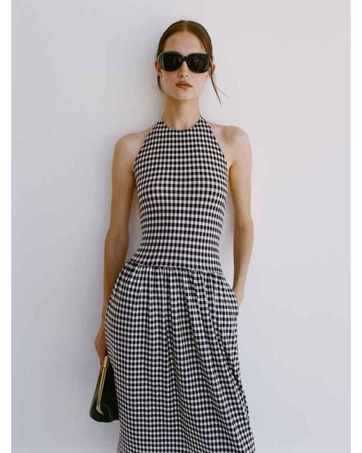 Reformation White Clara Knit Dress