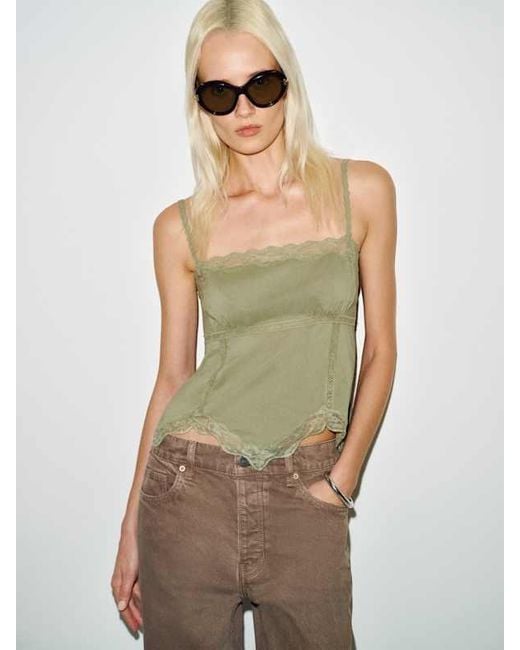 Reformation White Apricot Top Lace 4