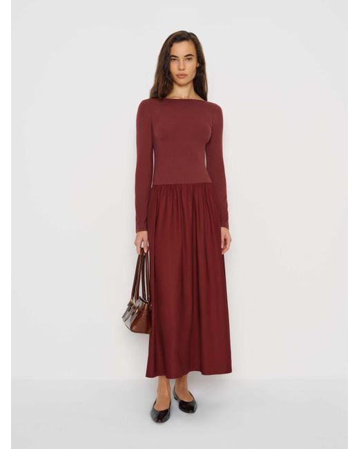 Reformation Red Abel Knit Dress
