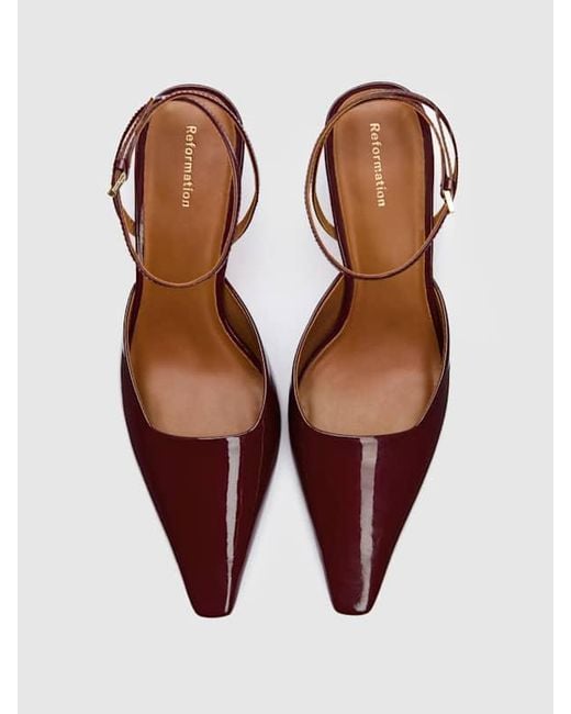 Reformation Red Natasha Pump 5