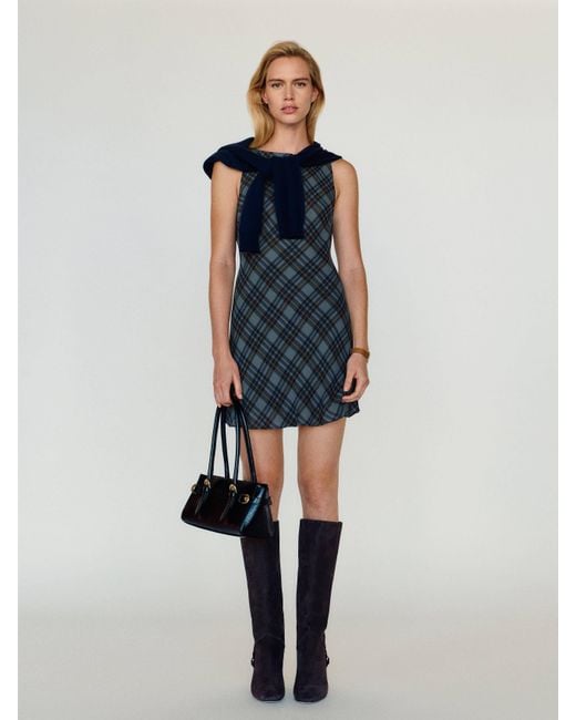 Reformation Blue Dale Dress
