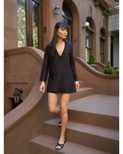 Reformation Ostuni Dress in Black | Lyst