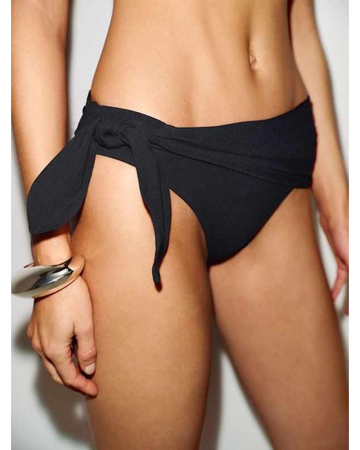 Reformation White Riva Bikini Bottom