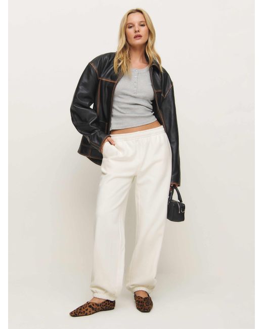 Reformation Natural Skye Boyfriend Sweatpant
