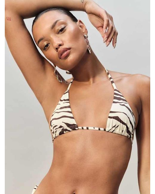 Reformation Natural Azores Bikini Top