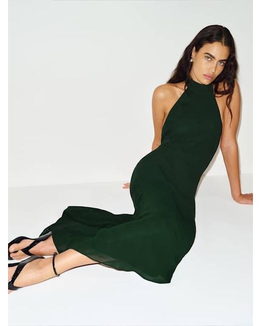 Reformation Green Chanelle Dress 6