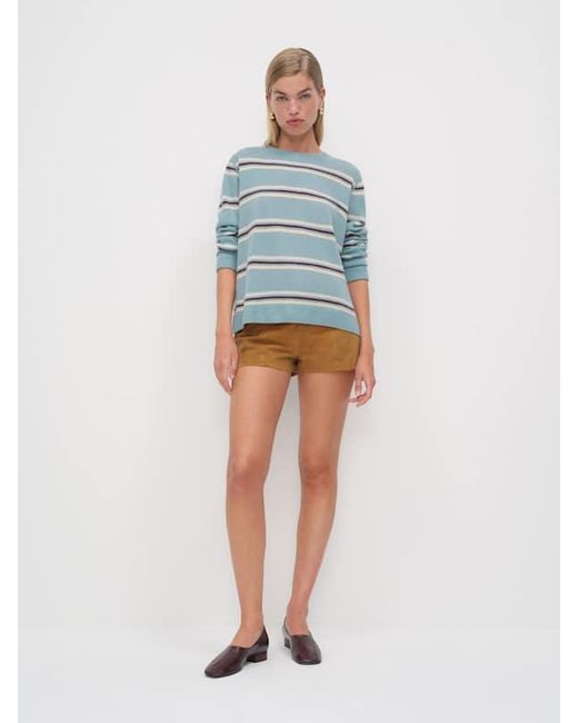 Reformation Blue Cashmere Boyfriend Sweater