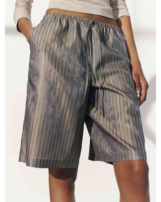 Reformation Gray Sandy Short