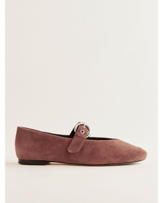 Reformation Brown Bethany Ballet Flat