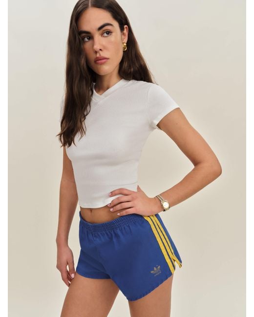 Reformation Blue Lindie Tee