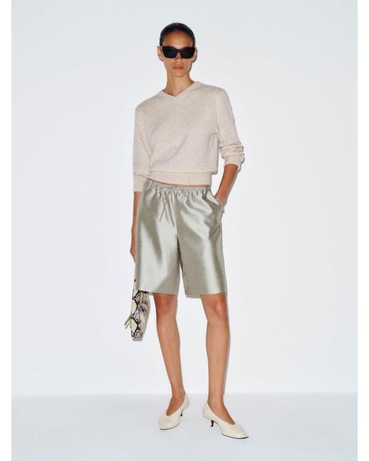 Reformation White Sandy Short French