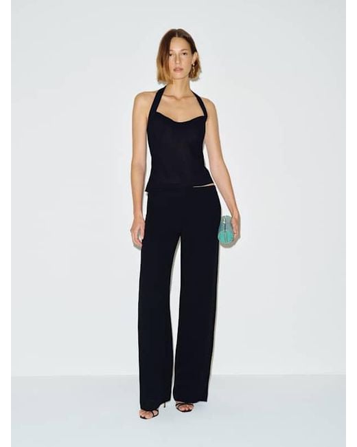 Reformation Blue Hastings Top