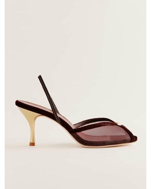 Reformation Multicolor Paula Heeled Sandal