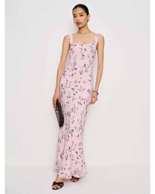 Reformation Pink Yale Dress 4