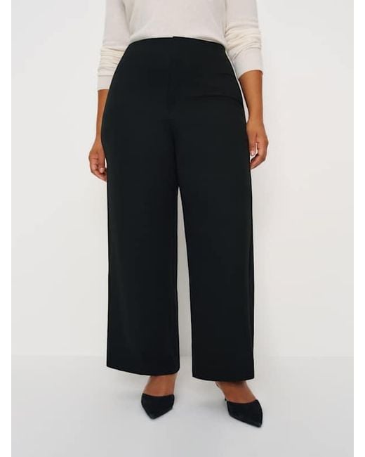 Reformation White Joni Cropped Pant Es