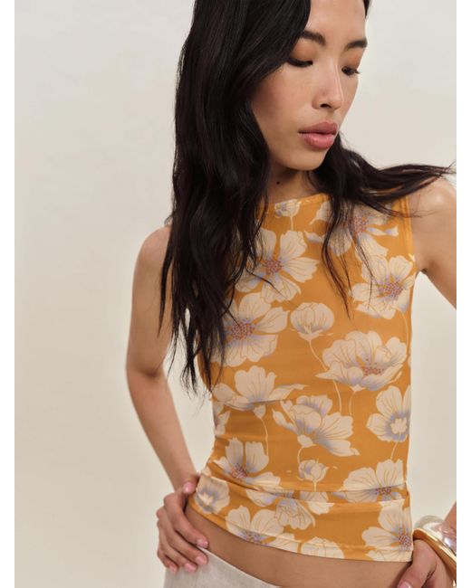 Reformation Natural Dusk Knit Top