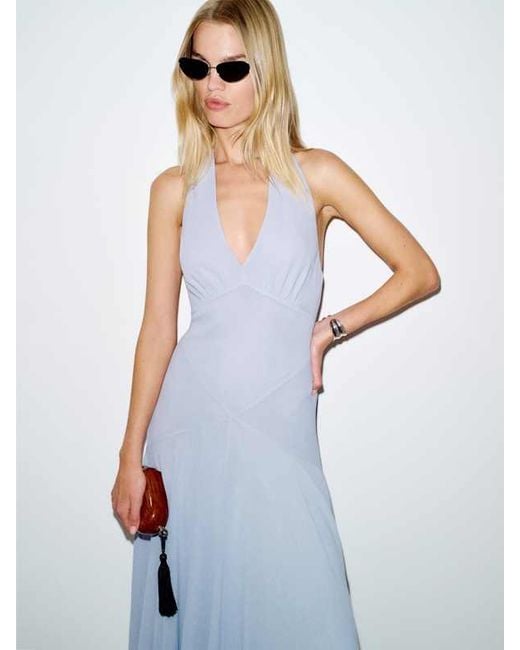 Reformation White Briony Dress Cloud