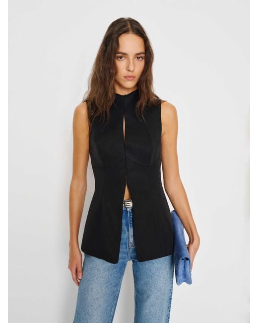 Reformation Blue Esena Top 0