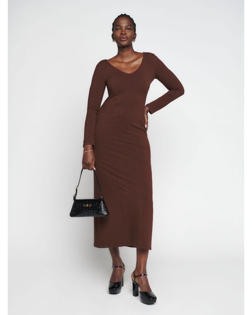 Reformation Dari Knit Dress Lyst Canada