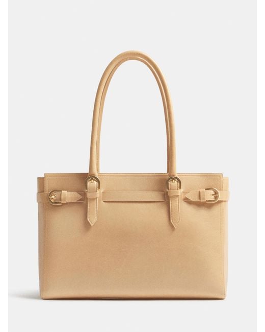 Reformation Natural Beatrice Tote Bag