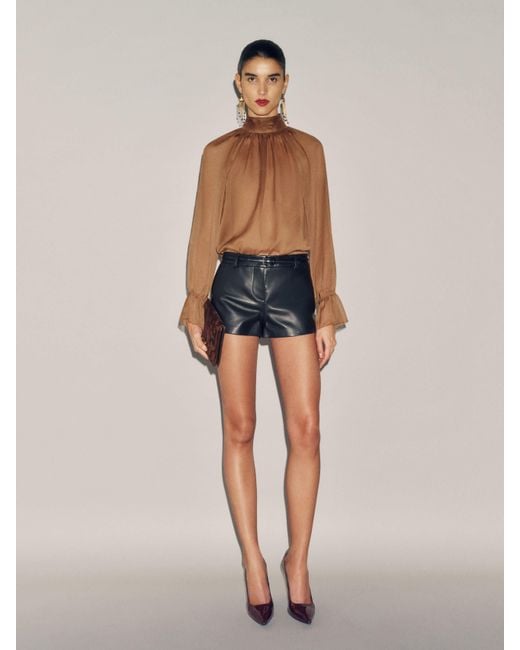 Reformation Brown Izabel Top