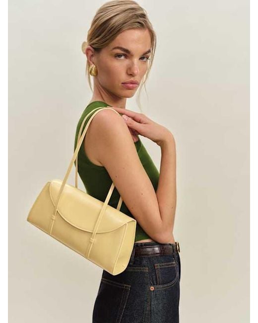 Reformation Natural Elena Shoulder Bag