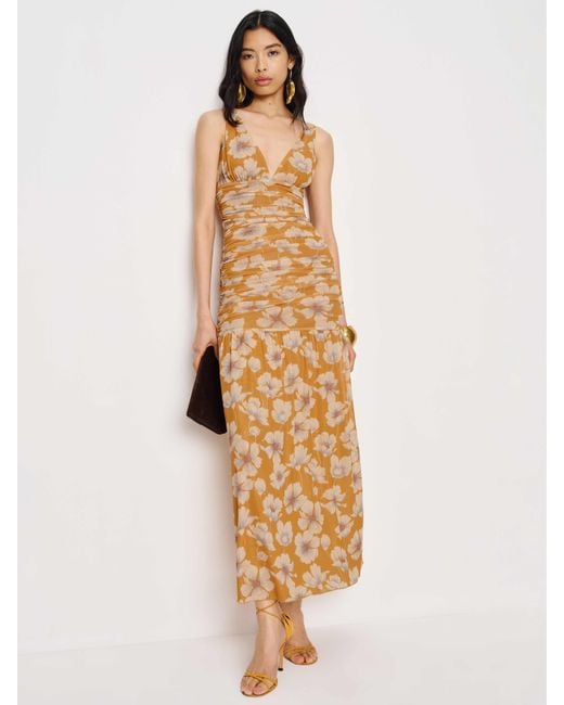 Reformation Metallic Aura Knit Dress