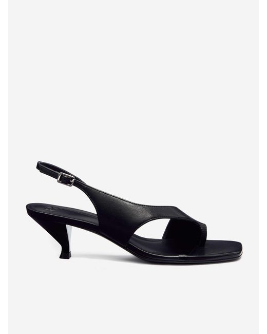 Reformation Blue Marnie Heeled Sandal