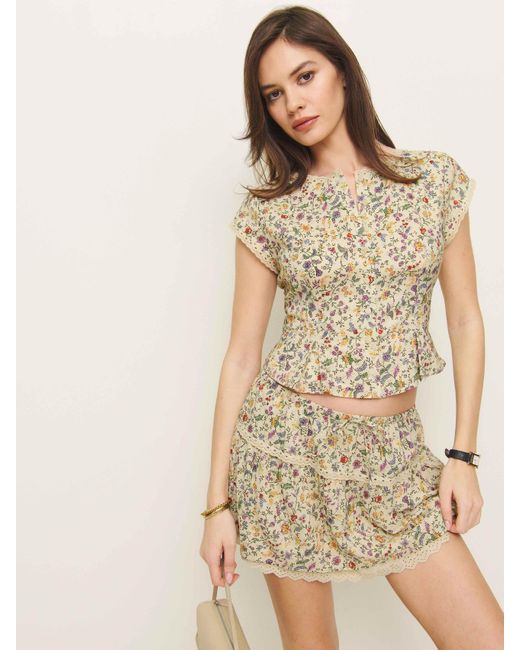 Reformation Natural Valetta Two Piece