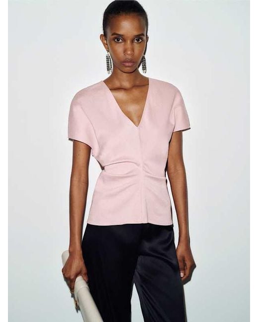 Reformation Pink Ginie Top Light 0